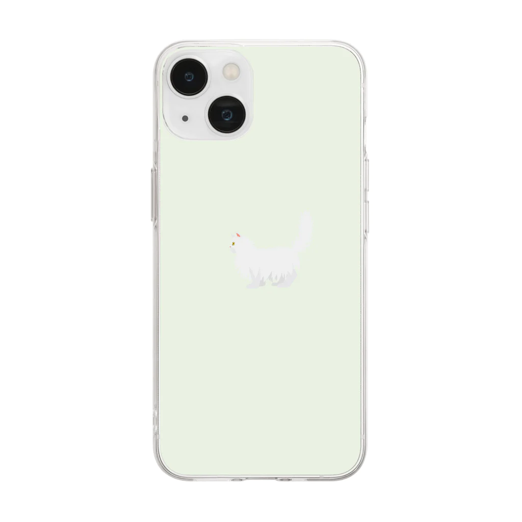 orange_honeyの猫1-3 ペルシャ猫 Soft Clear Smartphone Case