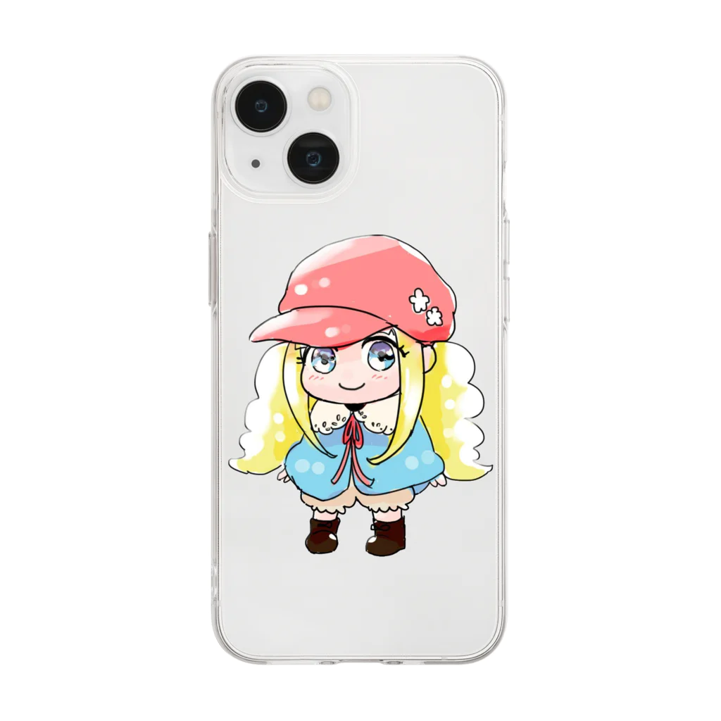 アナ５３ショップのロンちゃん・ソフトクリアスマホケース Soft Clear Smartphone Case