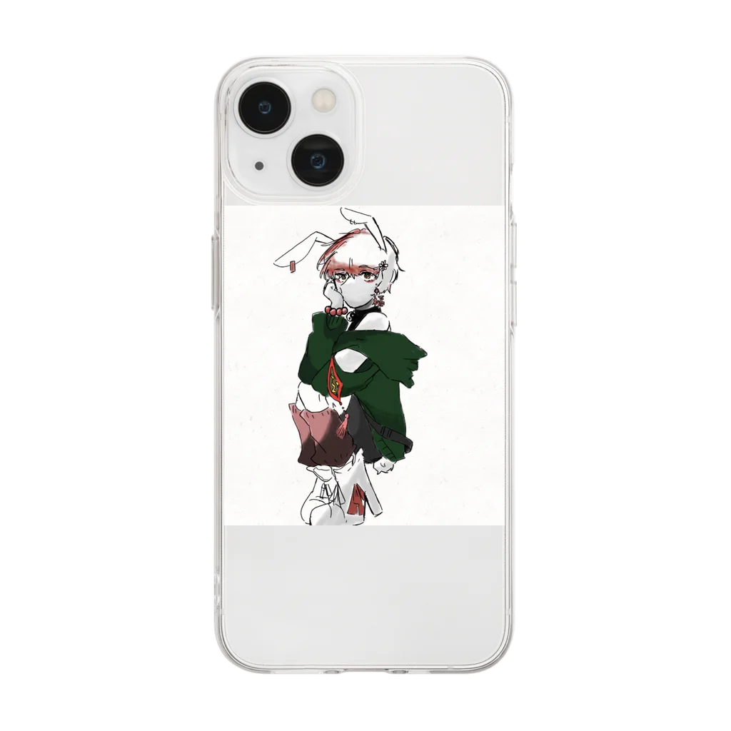 Yuzuの卯年 Soft Clear Smartphone Case