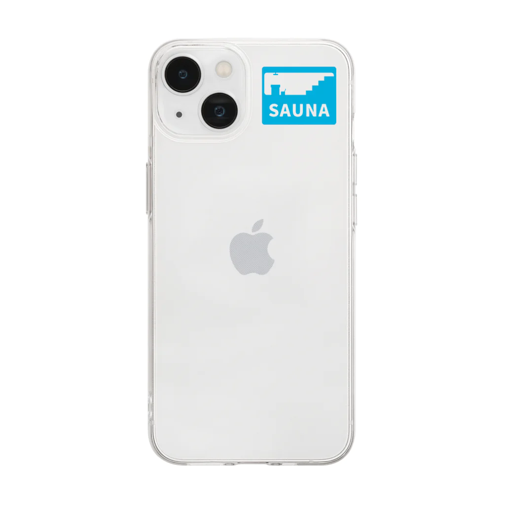 SETAGAYA-KOBOのSAUNA Soft Clear Smartphone Case