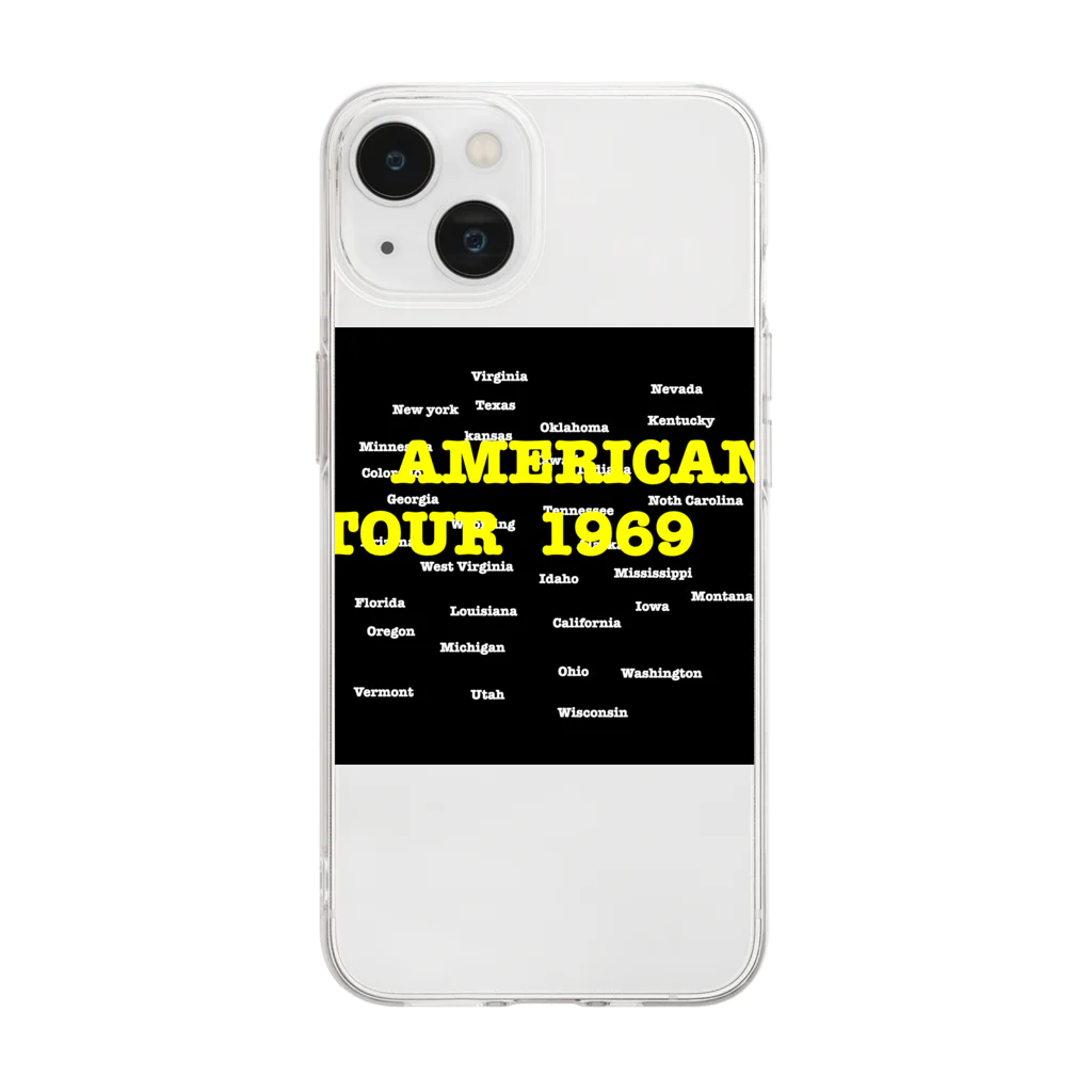 NEON_LINEのAMERICAN TOUR Soft Clear Smartphone Case