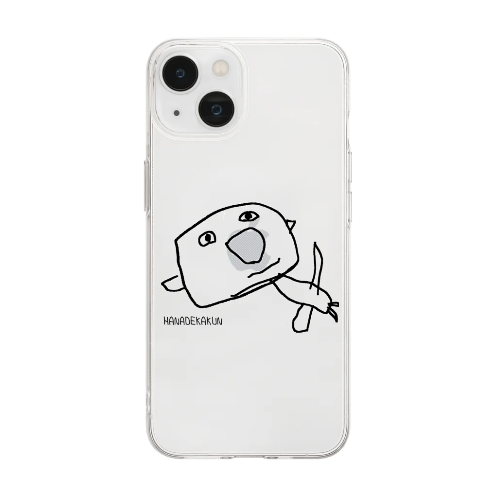 HANADEKAKUNのHANADEKAKUN Soft Clear Smartphone Case