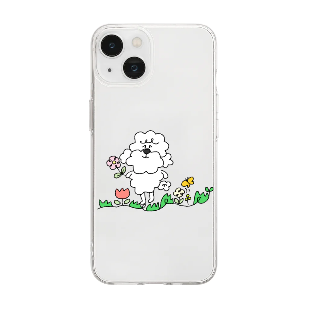 yurinaのぷ-子 Soft Clear Smartphone Case