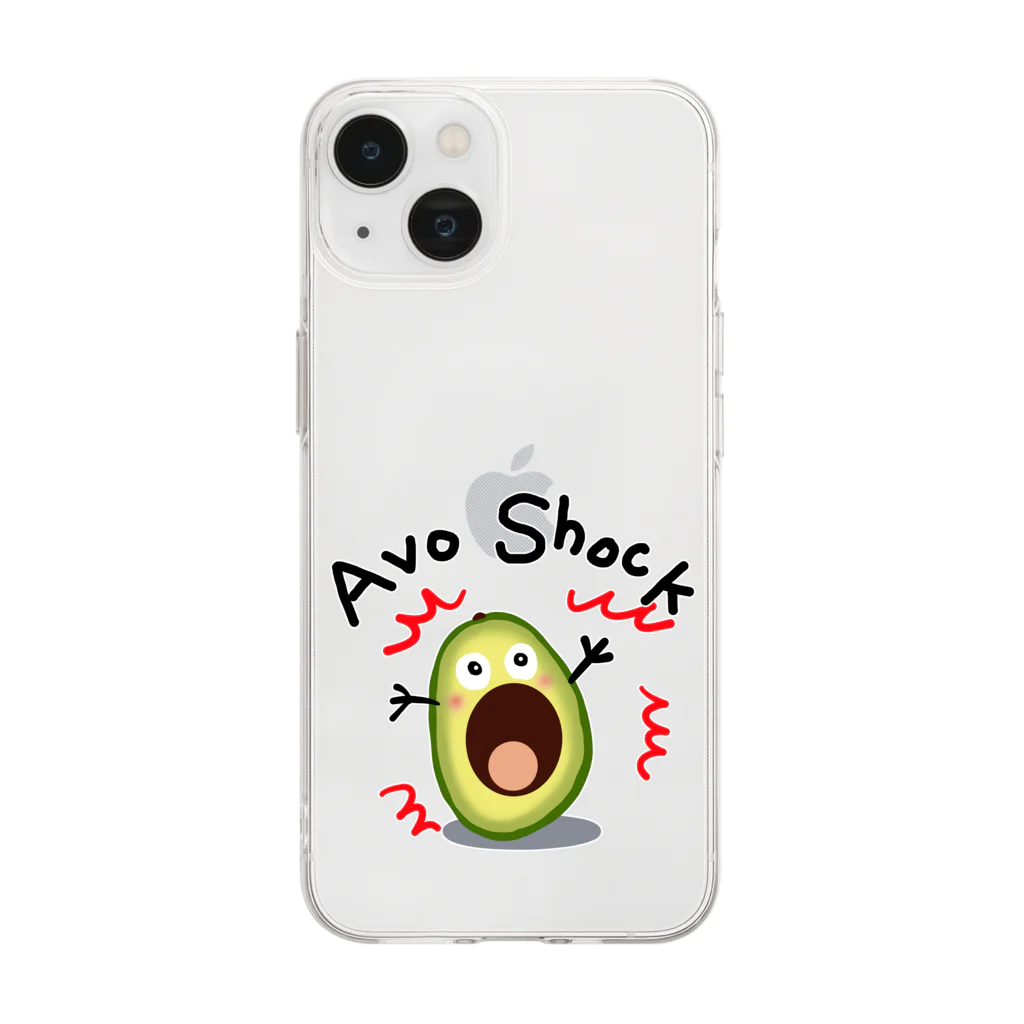 MZグラフィックスのAvo Shock! Soft Clear Smartphone Case