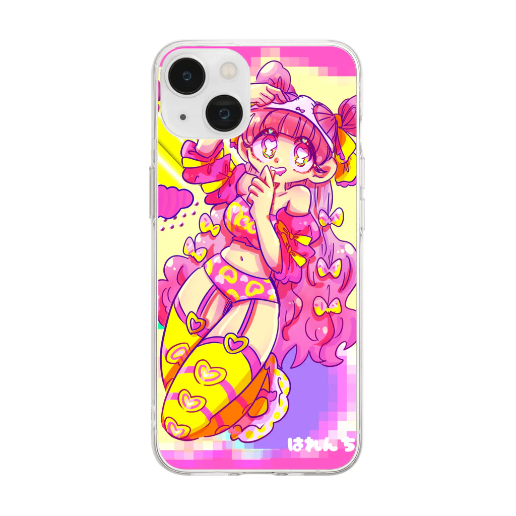 もなかのはれんちピーチちゃん🍑 Soft Clear Smartphone Case