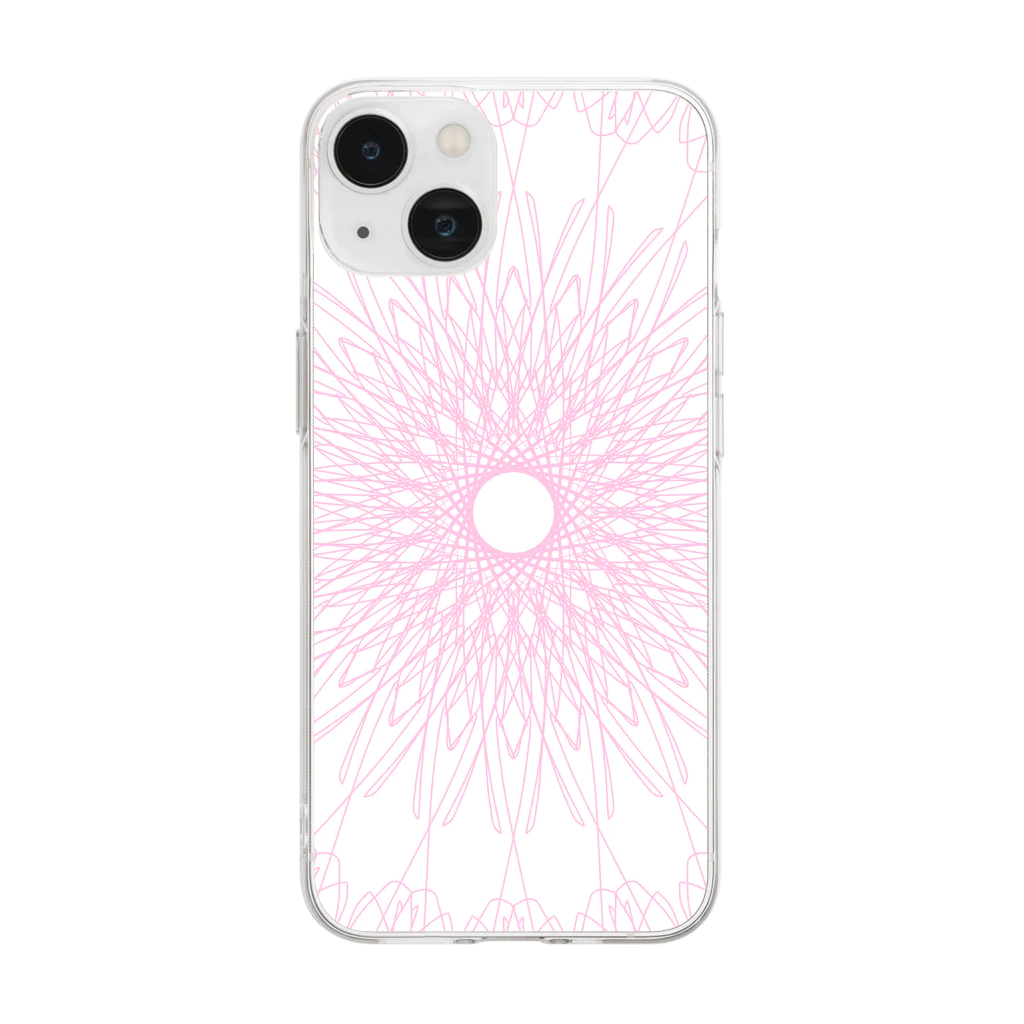 yuamamashopのこどもアート Soft Clear Smartphone Case