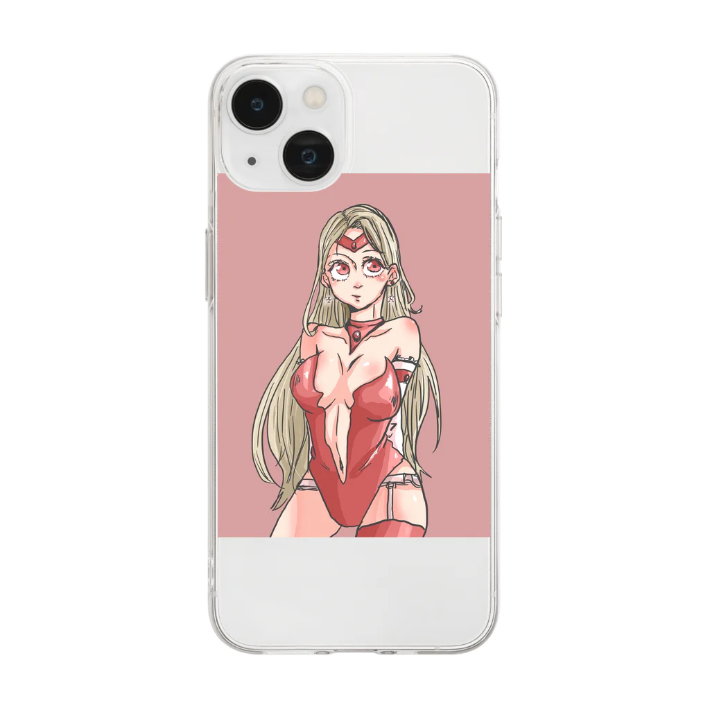 ゆちの戦隊Bちゃん Soft Clear Smartphone Case