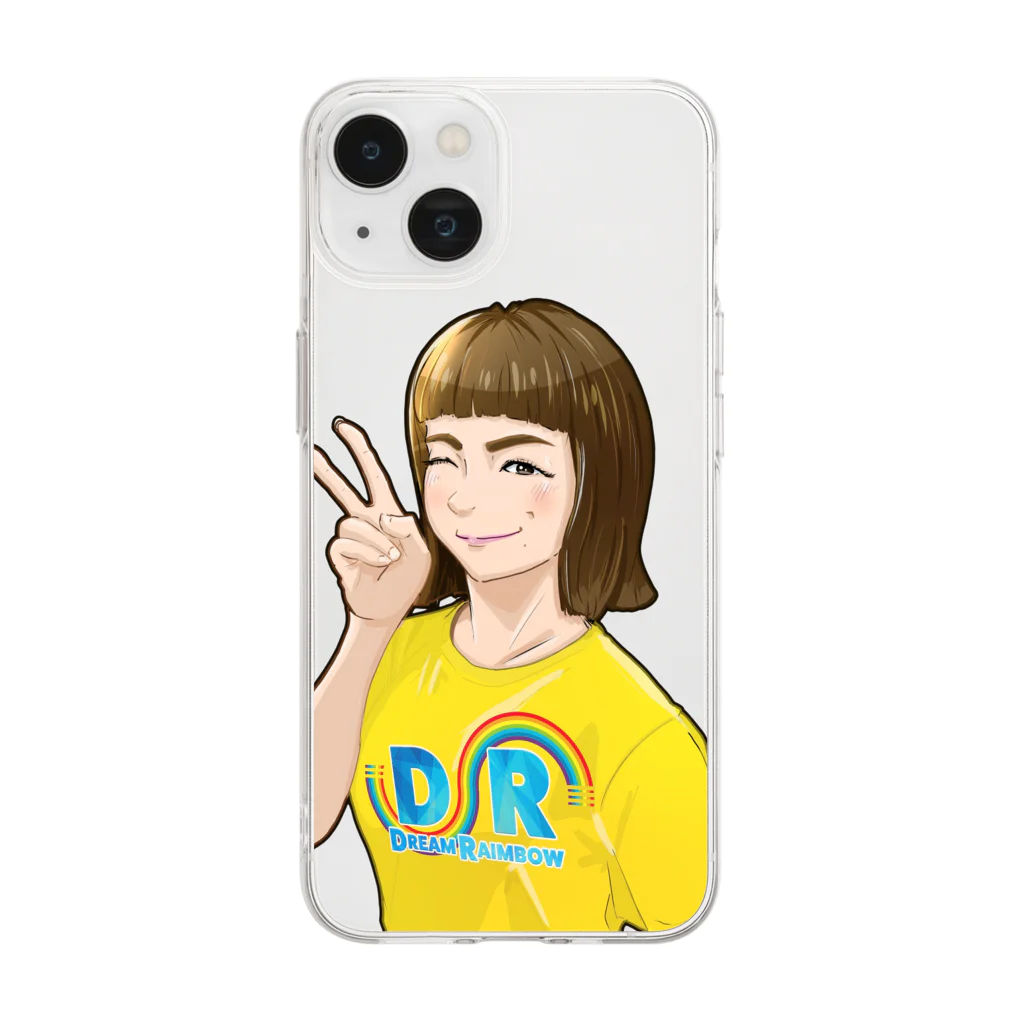 DREAM RAINBOWのひろチア★まき先生 Soft Clear Smartphone Case