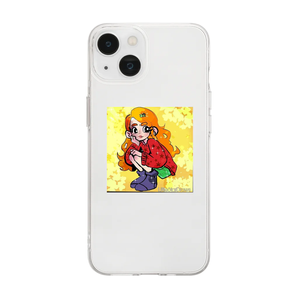 LittleStarDrawsのPiper Cute Things Soft Clear Smartphone Case