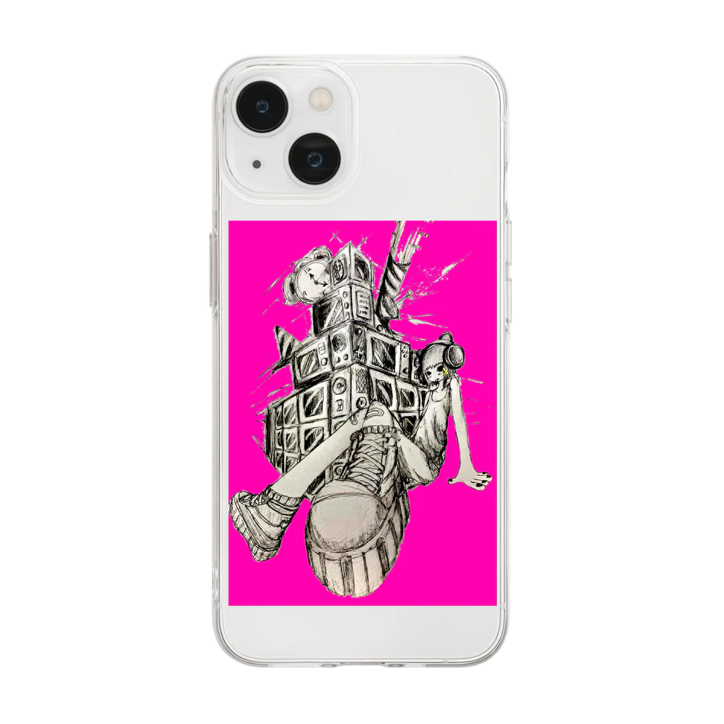 Suicideのjuju Soft Clear Smartphone Case