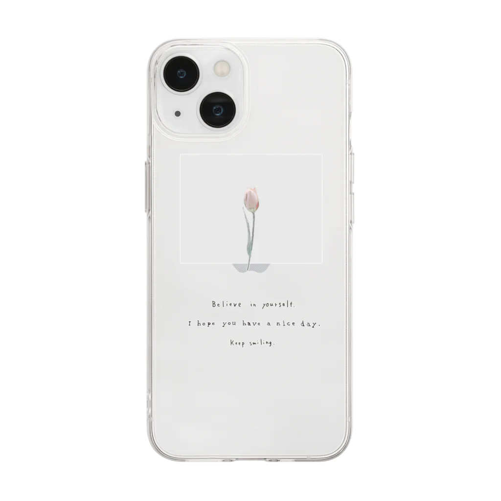 rilybiiのsugar icy pink . Soft Clear Smartphone Case