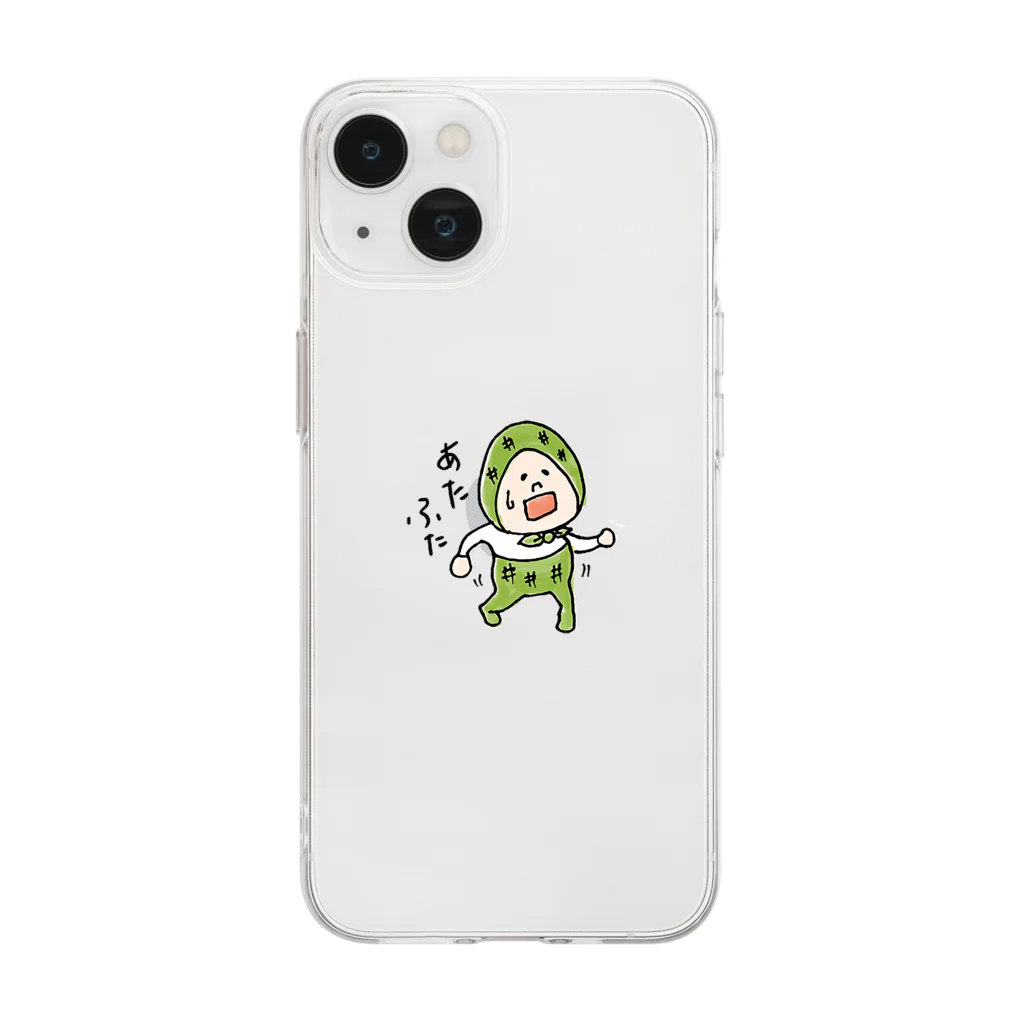 K2 DESIGN STOREのずきんちゃん02 Soft Clear Smartphone Case