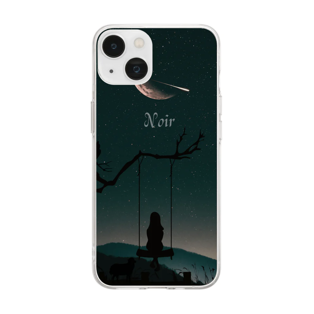 Atelier Promenade De ChatのNoir World  ~fantasy~ Soft Clear Smartphone Case