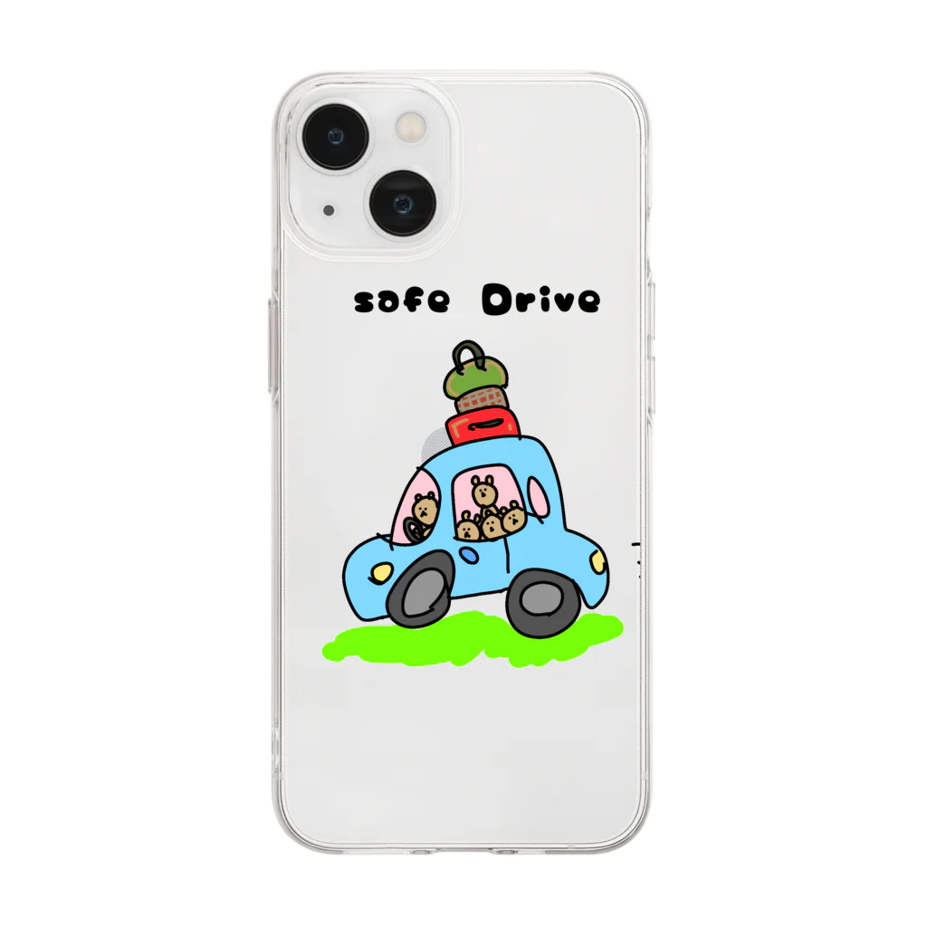 Number.14の今日も安全運転で Soft Clear Smartphone Case