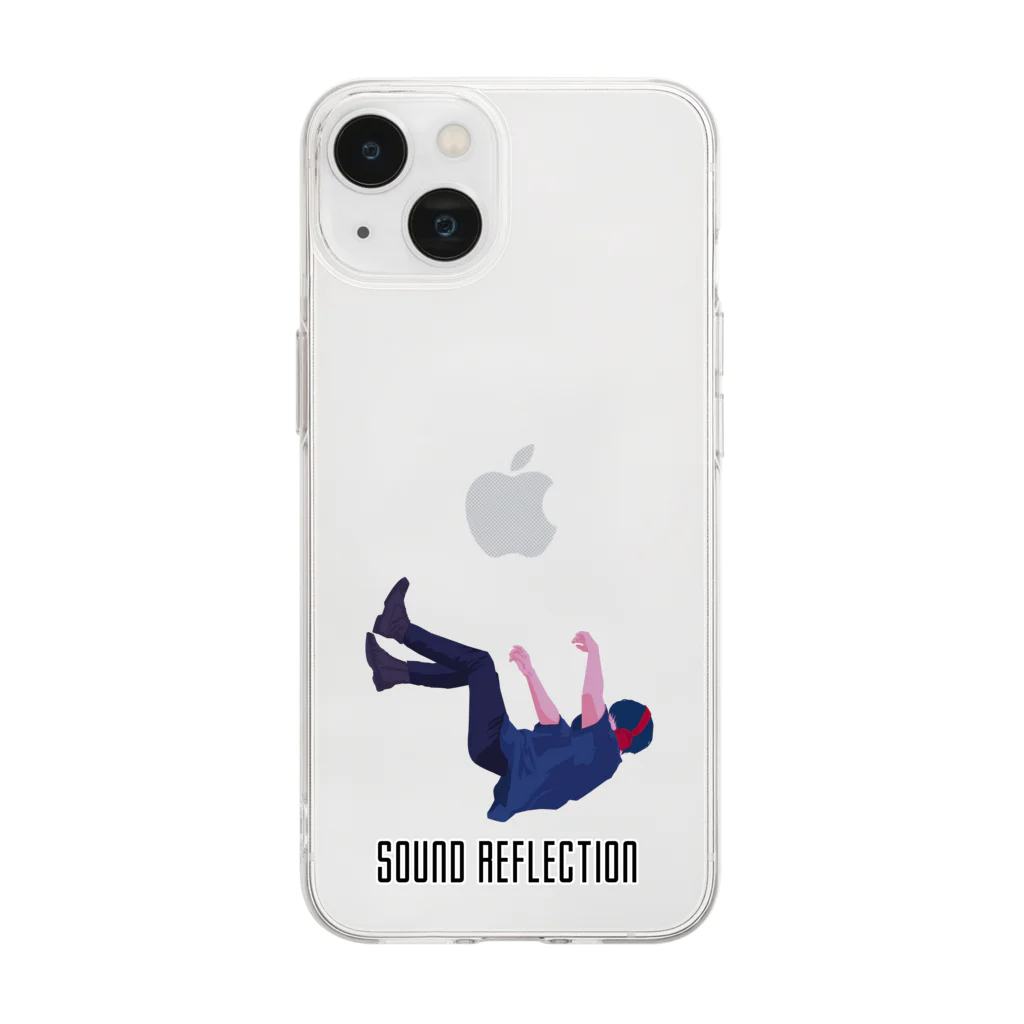 杜若 Tojaku｜Sound ReflectionのSound Reflection | SINK DEEP-Boy Soft Clear Smartphone Case