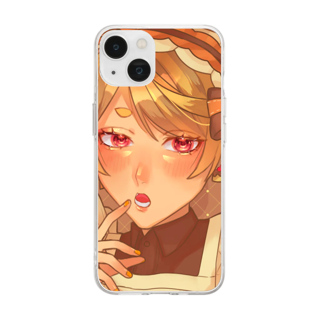 とりのプリンちゃん Soft Clear Smartphone Case