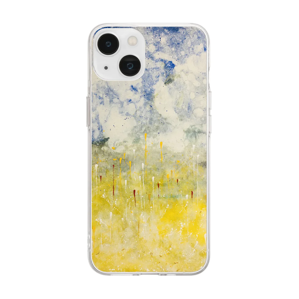 Gallery_enの青空の下 Soft Clear Smartphone Case