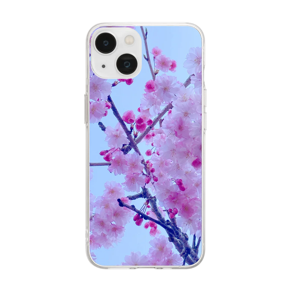 飛鳥のsakura_raw Soft Clear Smartphone Case