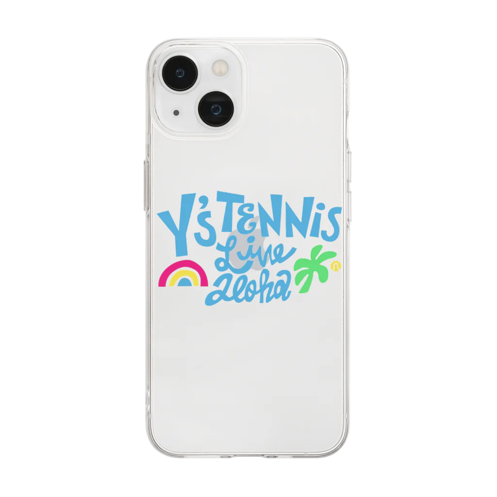 Y's TennisのY's Tennisロゴ ヤシの木 Soft Clear Smartphone Case