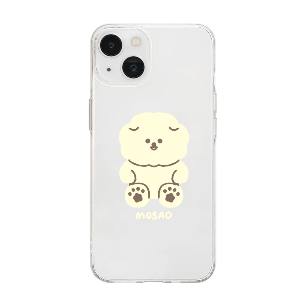 じゅんのドドンともさおフォン(クリア) Soft Clear Smartphone Case