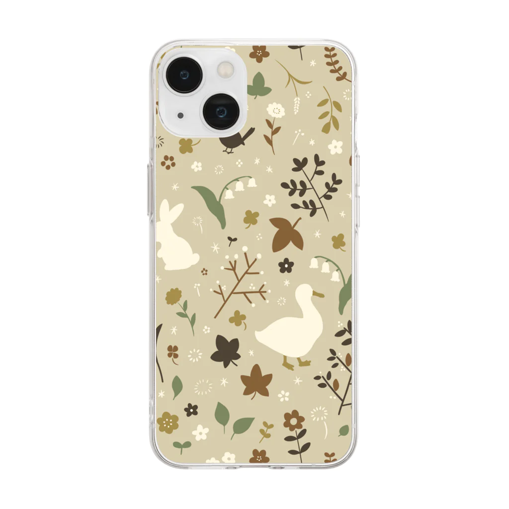 継続支援プラスタのnatural Soft Clear Smartphone Case