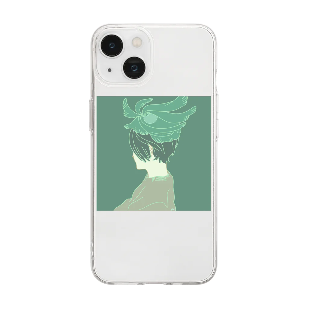 花時雨のﾋﾞｶｸﾋﾞﾄ Soft Clear Smartphone Case