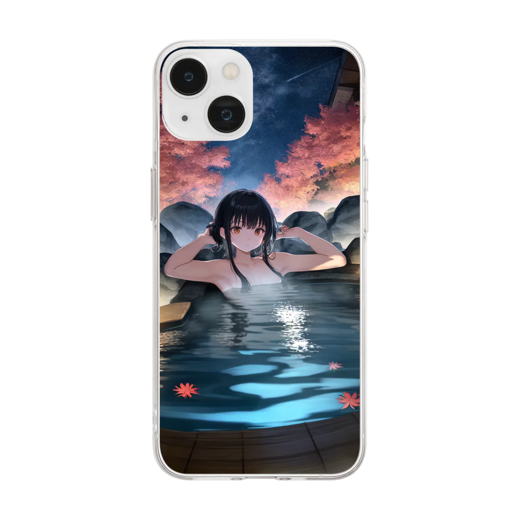 未来アニメスタジオのAIキャラクター18 Soft Clear Smartphone Case