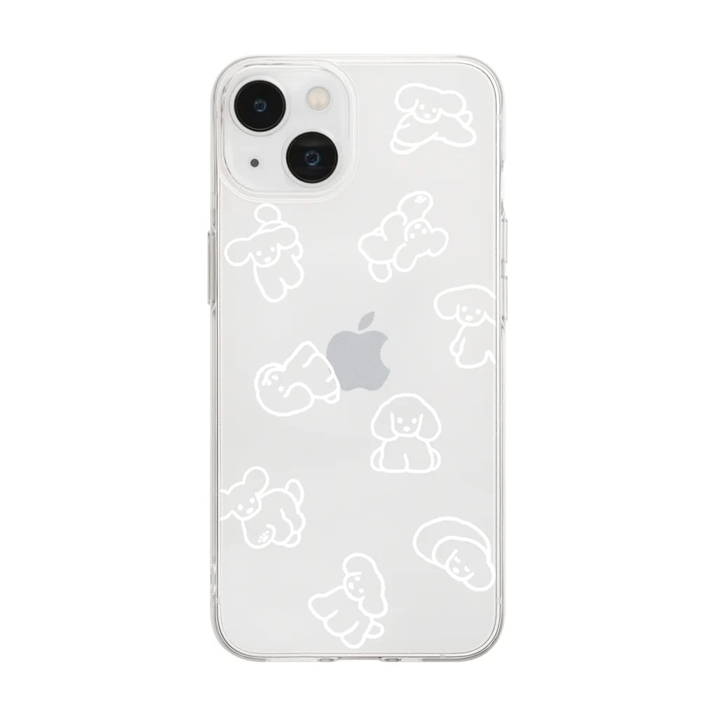 てらおかなつみのいぬ Soft Clear Smartphone Case