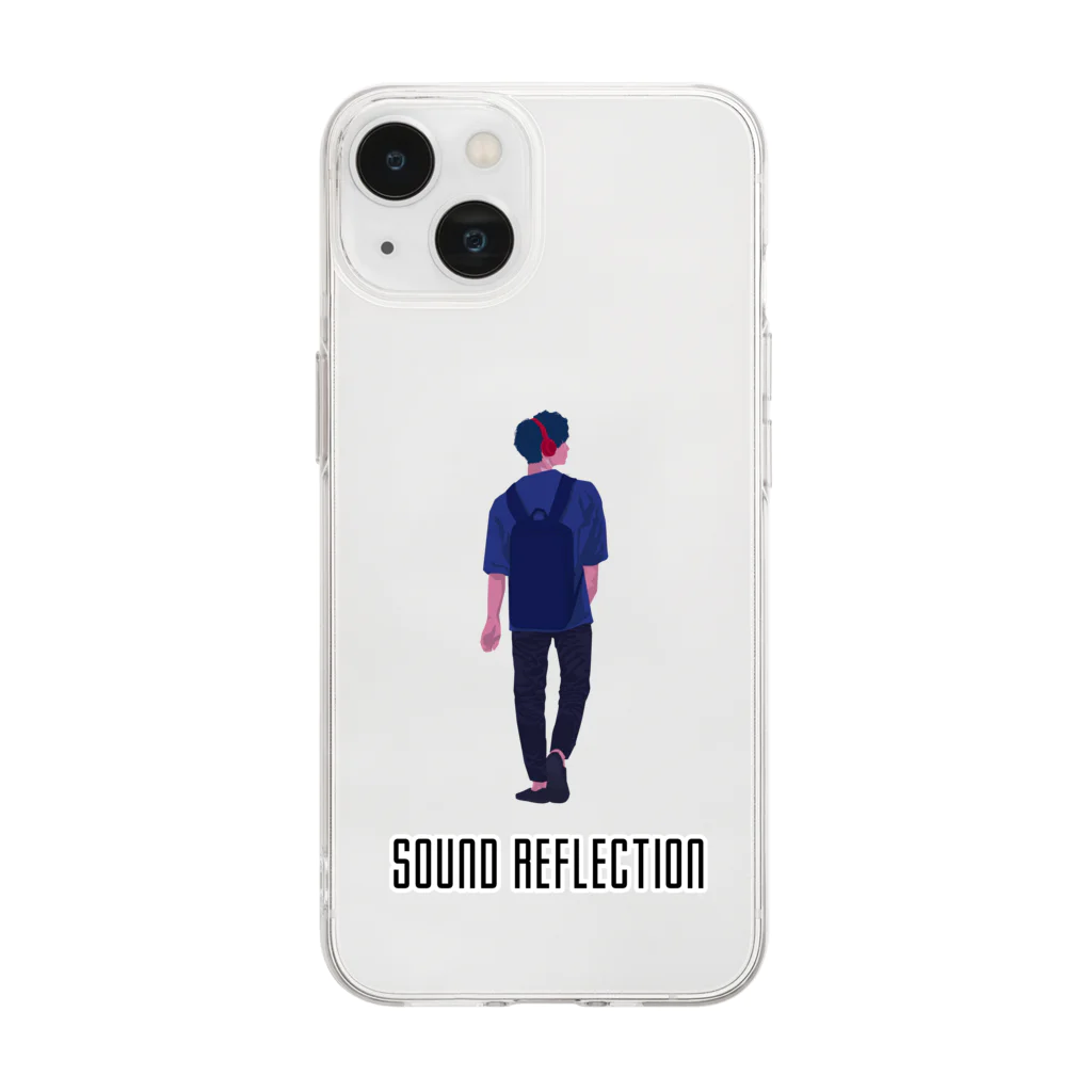 杜若 Tojaku｜Sound ReflectionのSound Reflection | SENTIMENTAL-Boy Soft Clear Smartphone Case