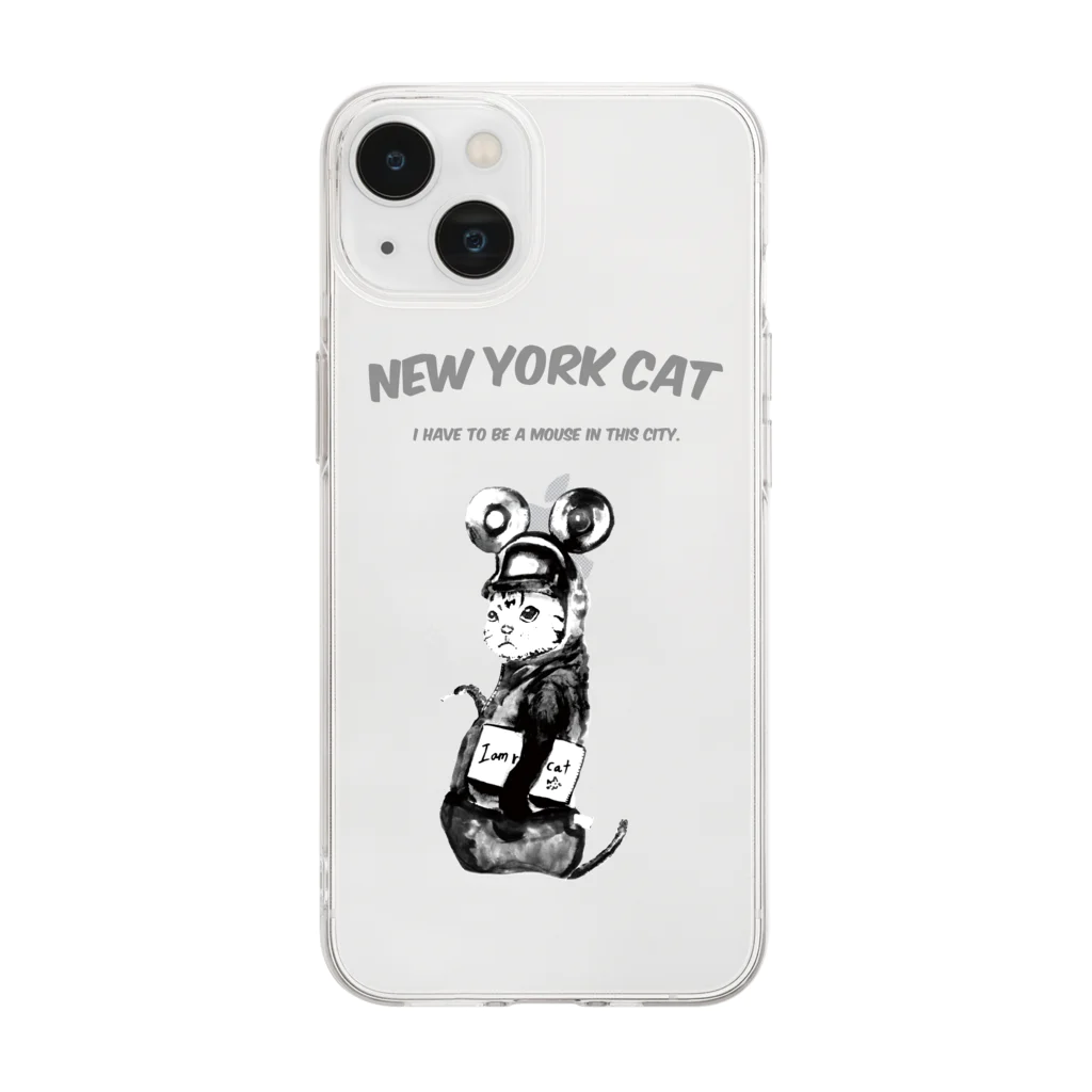 MAiのNYの猫 Soft Clear Smartphone Case