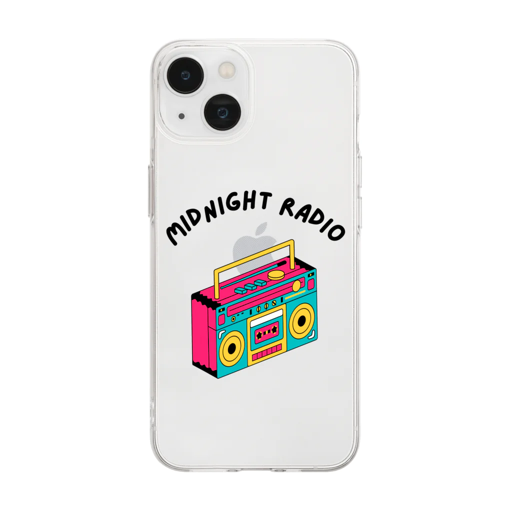 honeycombのMidnight Radio Soft Clear Smartphone Case