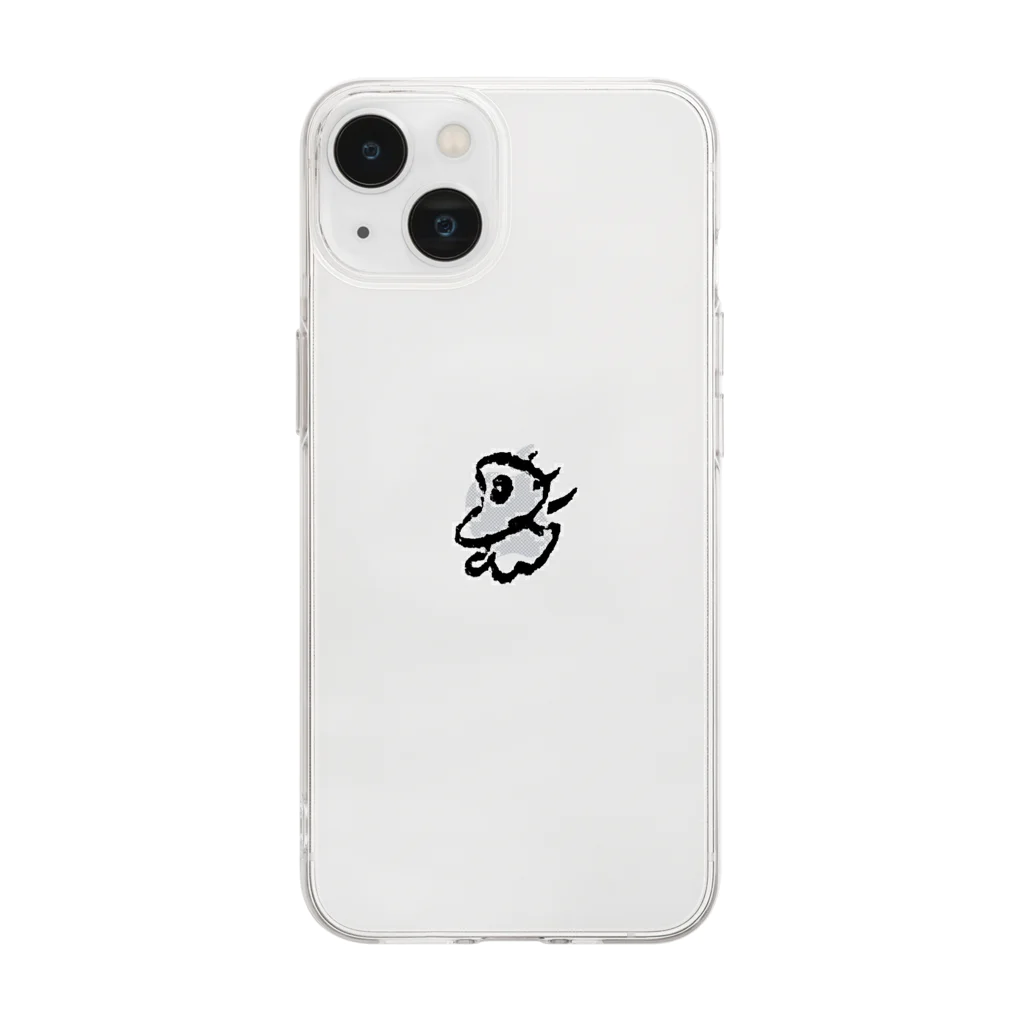 Gingawwwのいとしいとり Soft Clear Smartphone Case