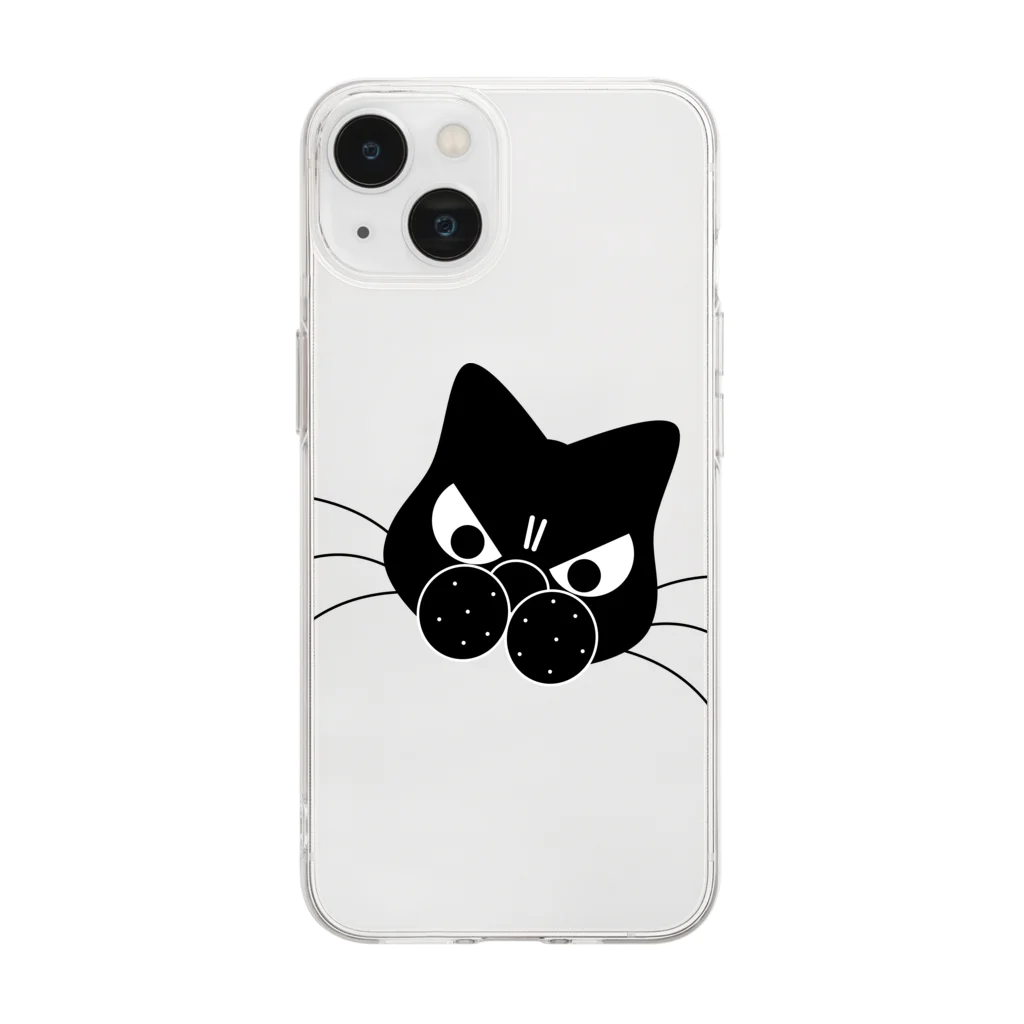 Suzutakaの守り猫 Soft Clear Smartphone Case