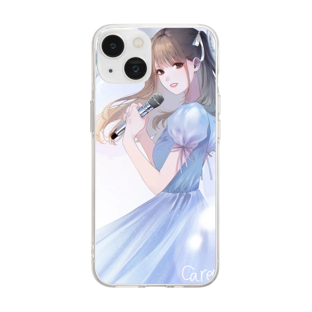 CAREN アーティストグッズのCAREN LIVEグッズ Soft Clear Smartphone Case