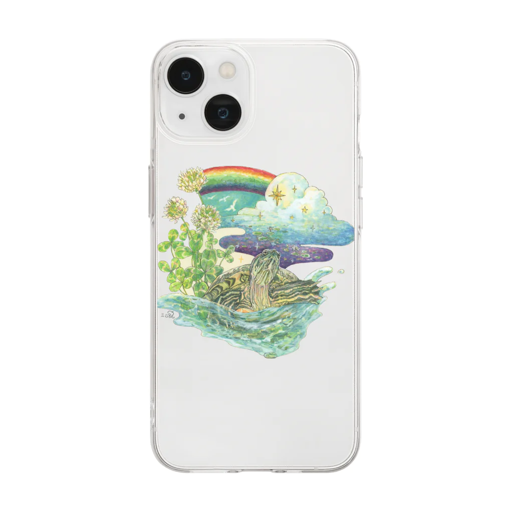 放課後屋のピアリさん Soft Clear Smartphone Case