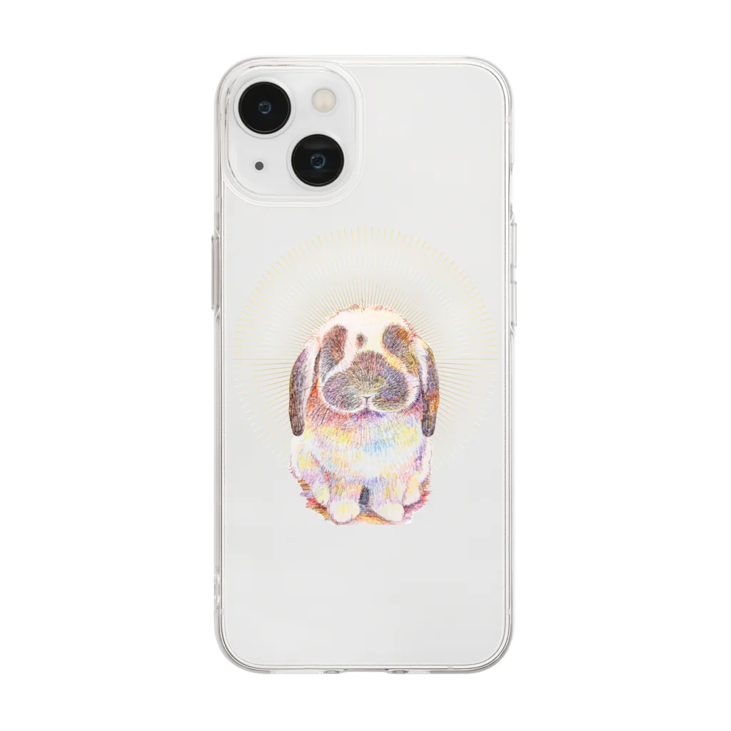 zomiのありがたきいのち Soft Clear Smartphone Case