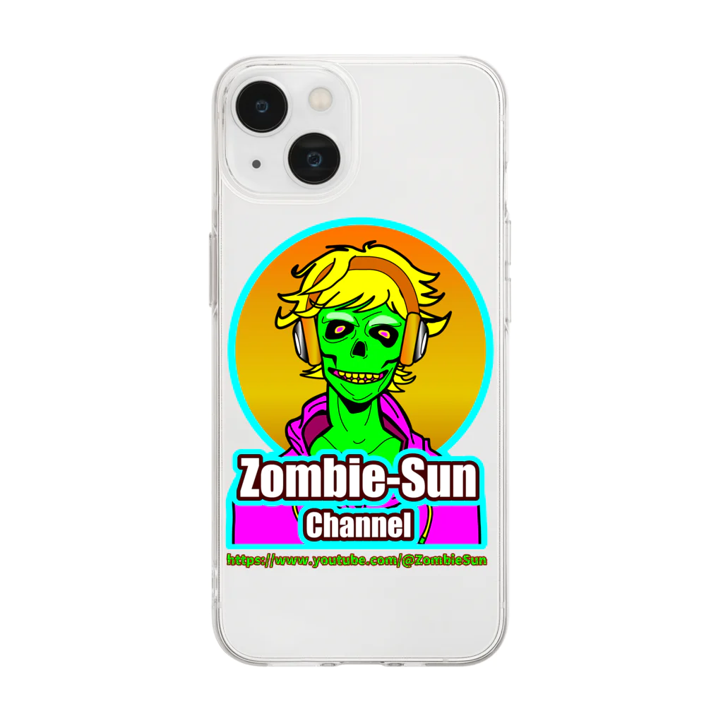 Zombie-Sun_ChannelのZombie-Sun 公式グッズ Soft Clear Smartphone Case