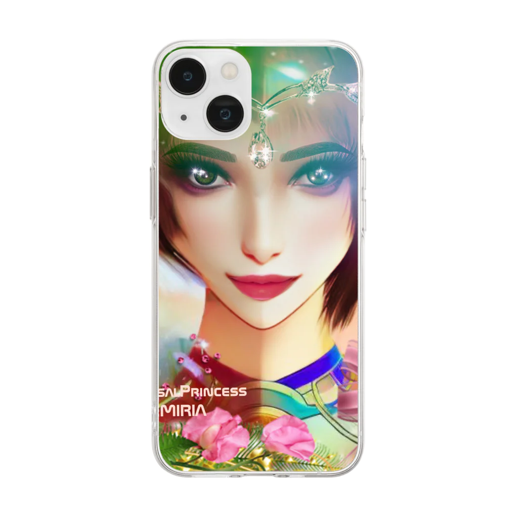 💖宇宙整体♪🌈♪こころからだチャンネル♪💖のuniversal Princess Soft Clear Smartphone Case