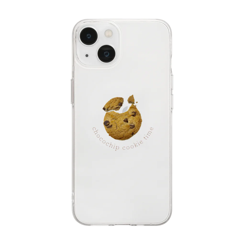 Ｒ.Ｒ Cafe？のchocochipcookietime Soft Clear Smartphone Case