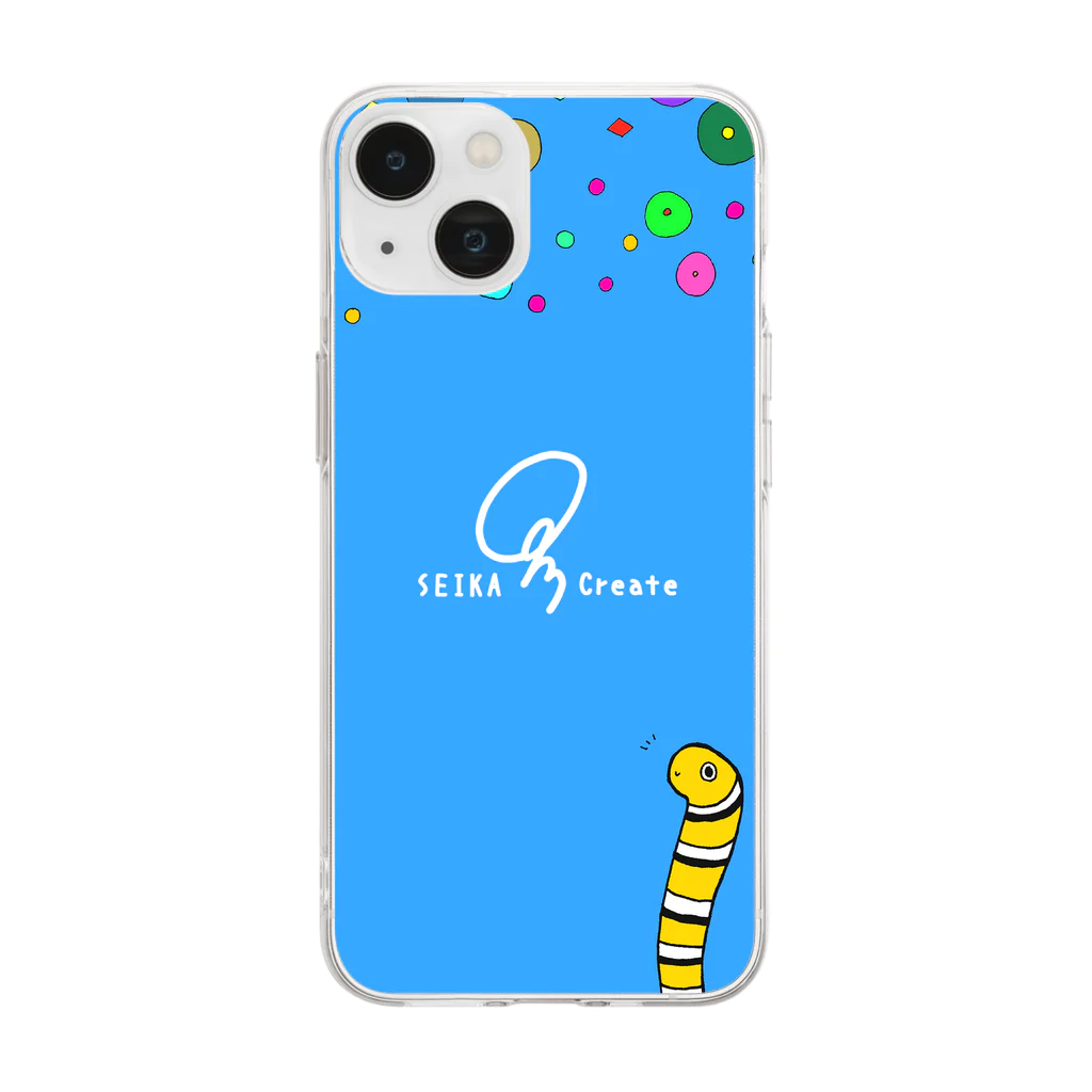 星華 -SEIKAcreate-のSEIKA Create スマホver. Soft Clear Smartphone Case