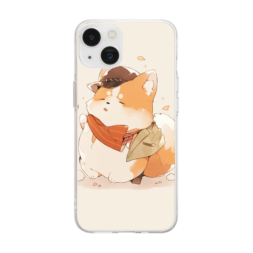 Cute ケース屋の051502 Soft Clear Smartphone Case