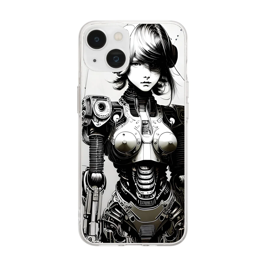 Cyber girl boy catalog（Dgirl Dboy)のCyber androi dgirl   ZK0358 Soft Clear Smartphone Case