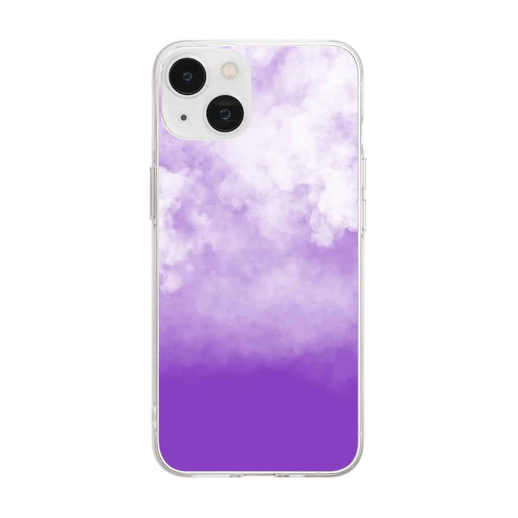 IHYLIのSky/purple Soft Clear Smartphone Case