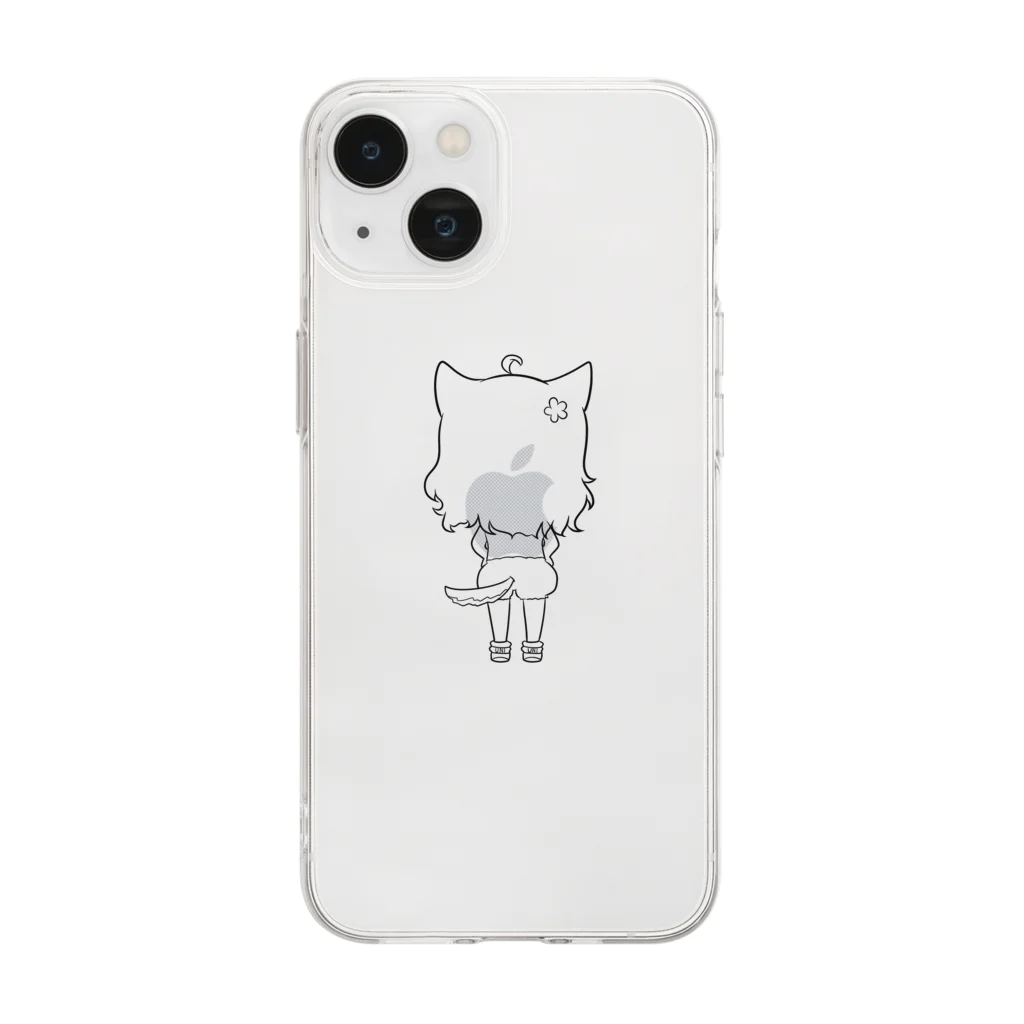 Uni mode　のうしろすがた Soft Clear Smartphone Case