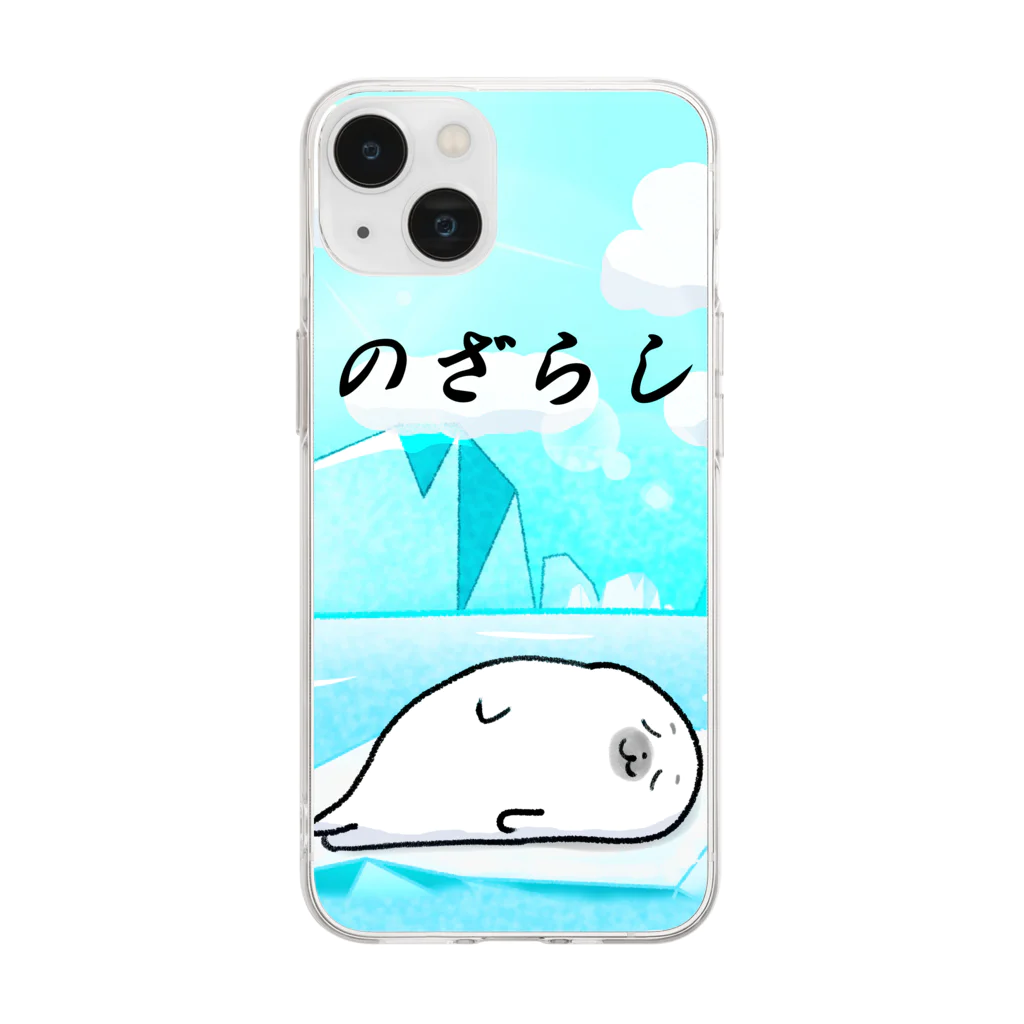 HolyMomentののざらしのあざらし Soft Clear Smartphone Case