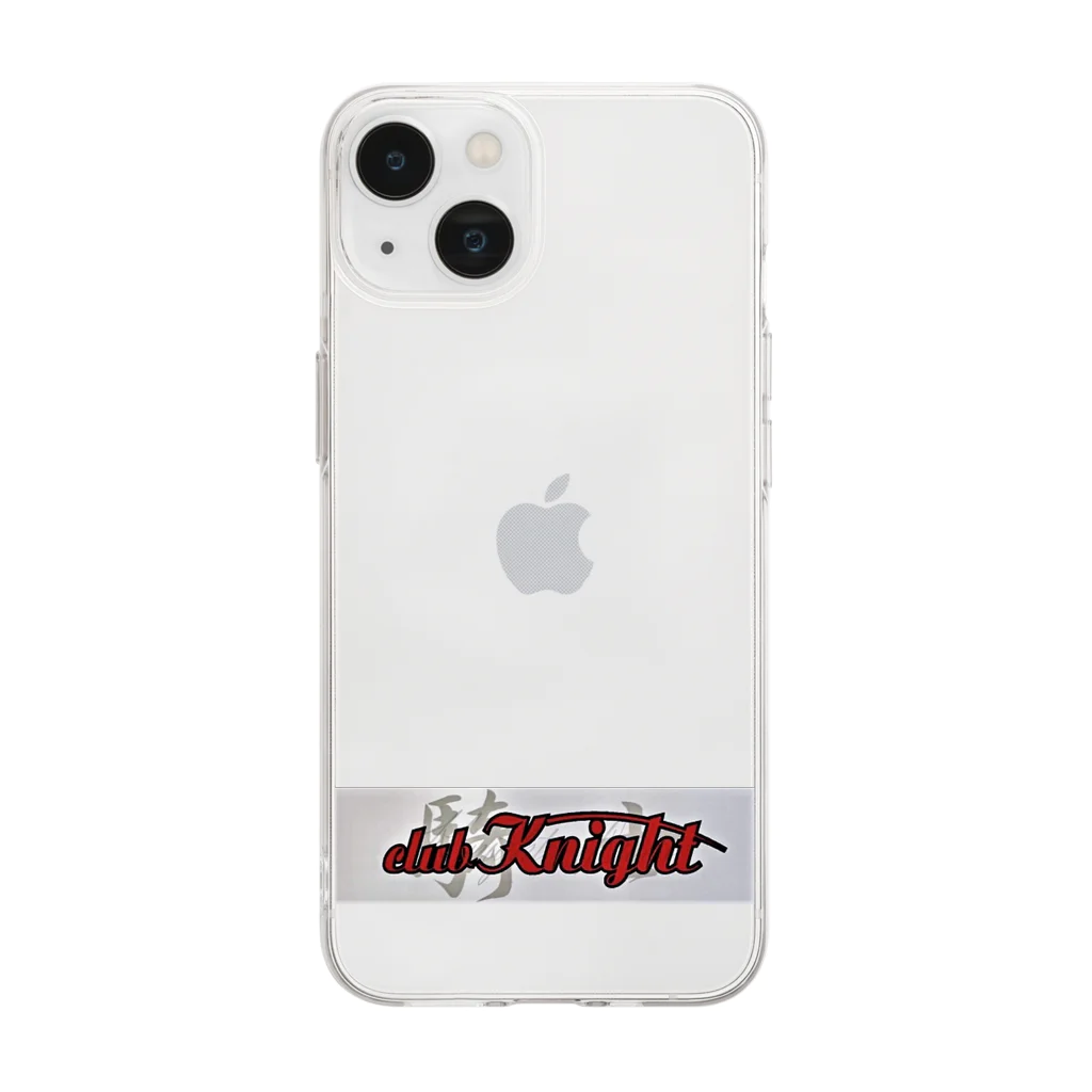 Knight_Livesのclub Knightロゴグッズ Soft Clear Smartphone Case