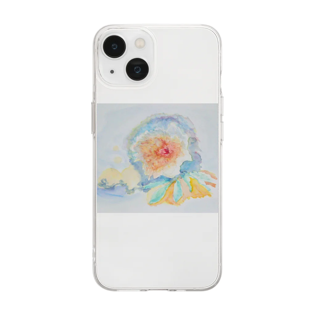 癒やし隊の花 Soft Clear Smartphone Case