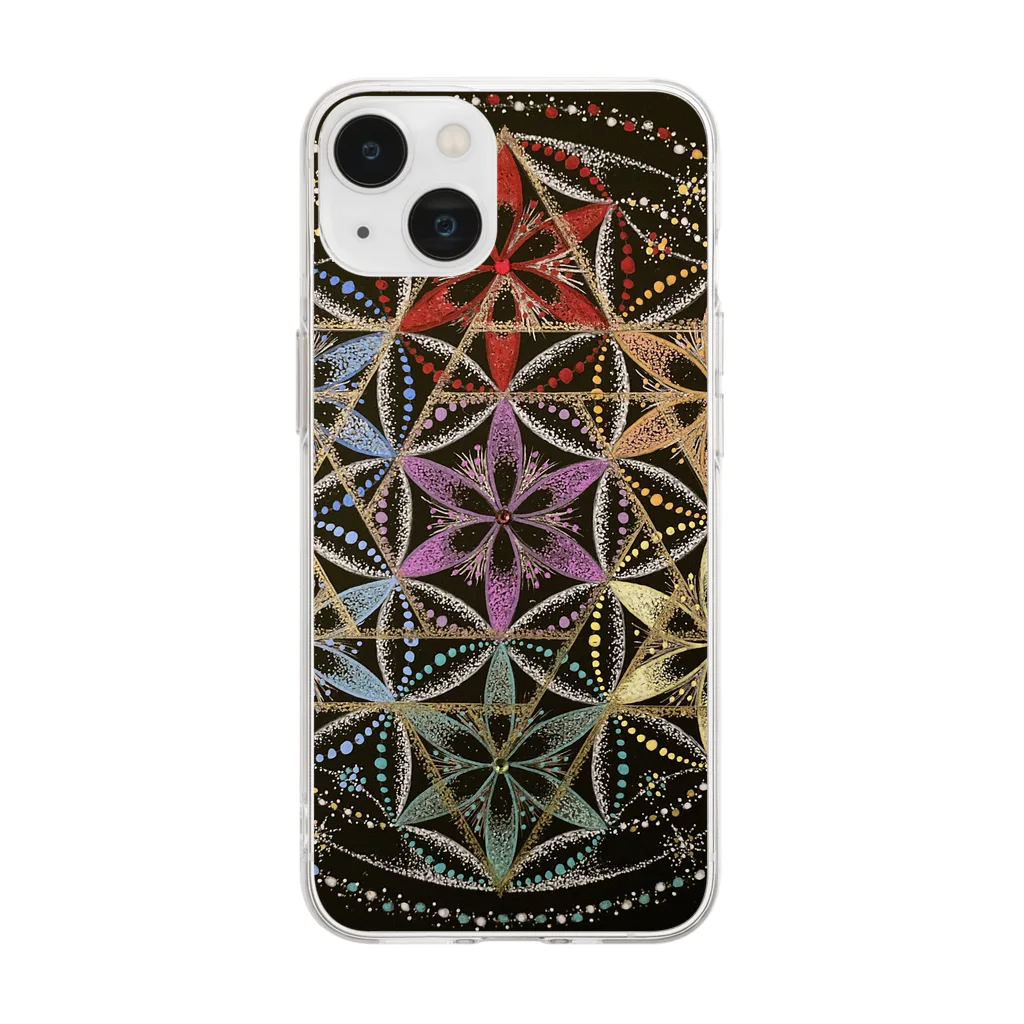 chakloveの【7chakra】クリアスマホケース/ソフトスマホケース Soft Clear Smartphone Case