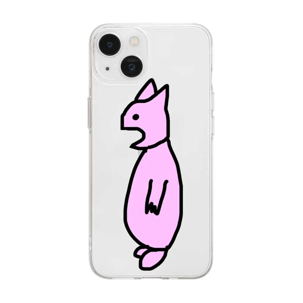 ぴっぴしょっぷのぽかんぴっぴ Soft Clear Smartphone Case