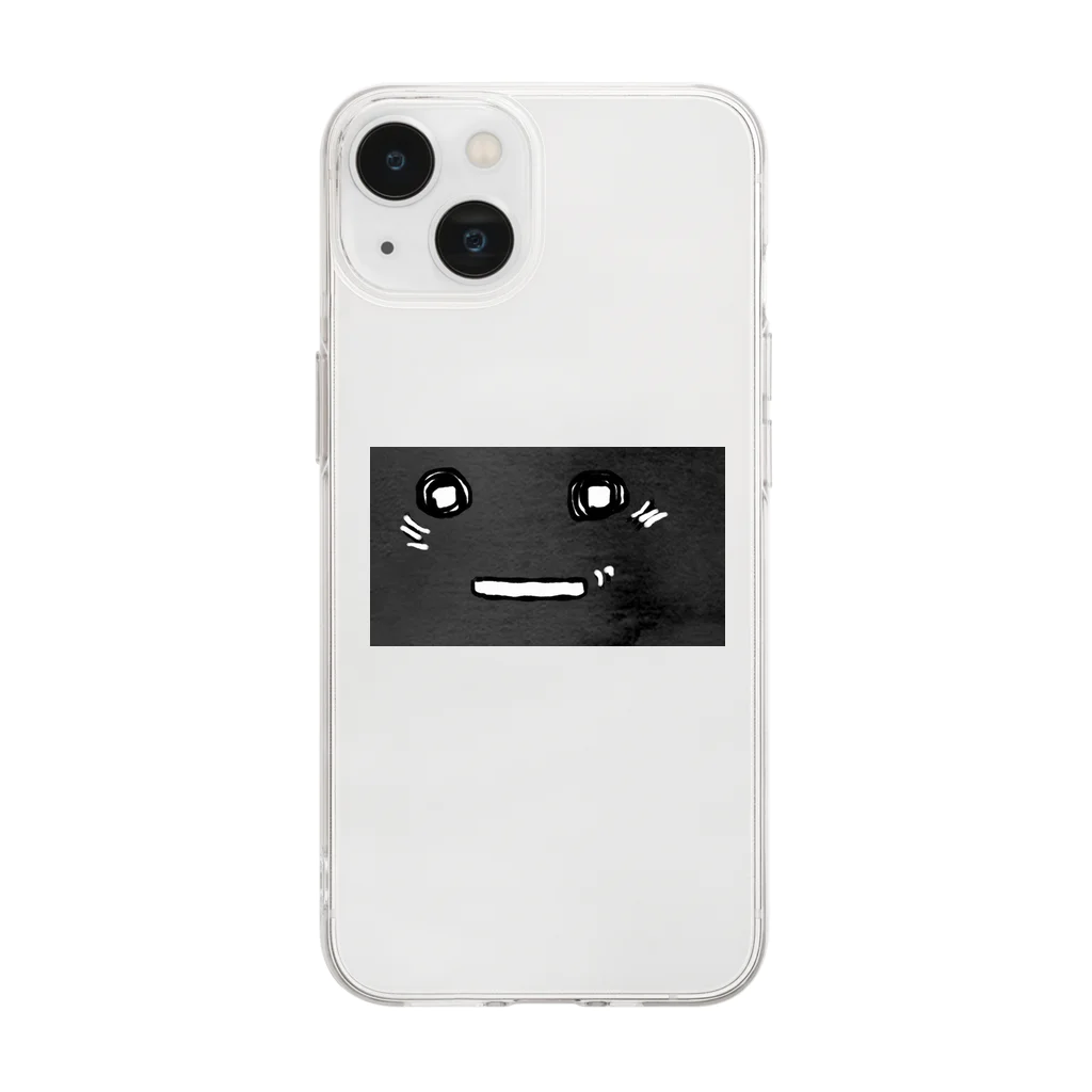 pinyako5502のニヤリくん Soft Clear Smartphone Case